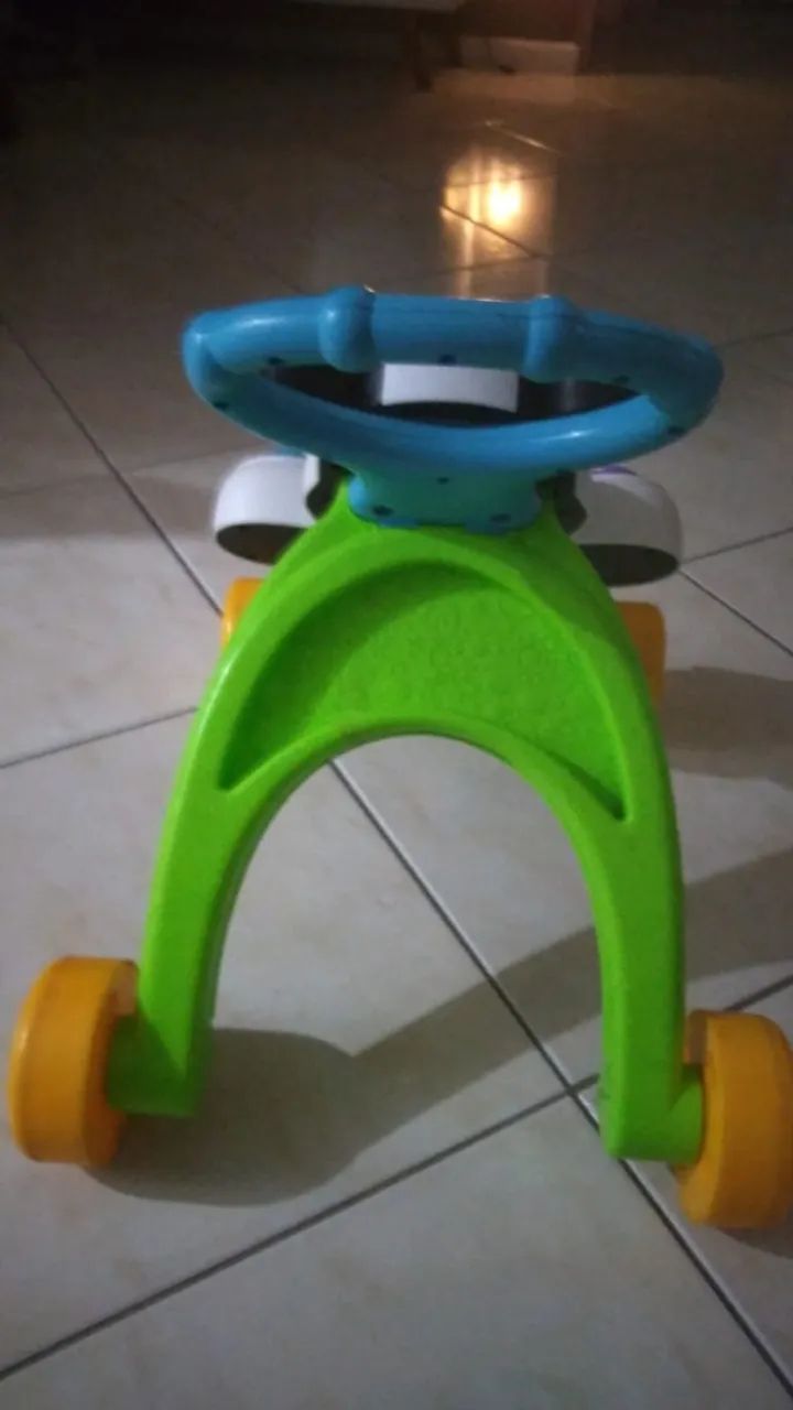 Baby Andador Zebra - Fisher Price Cor Branco E Verde - Foto 3