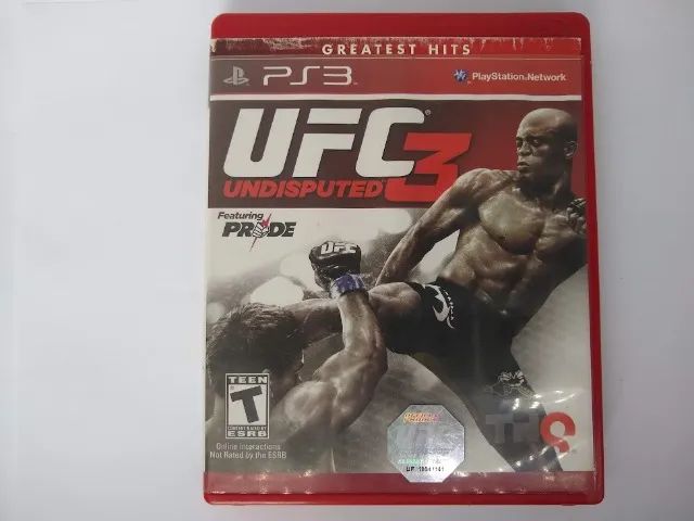 Jogo Ps3: Ufc 3