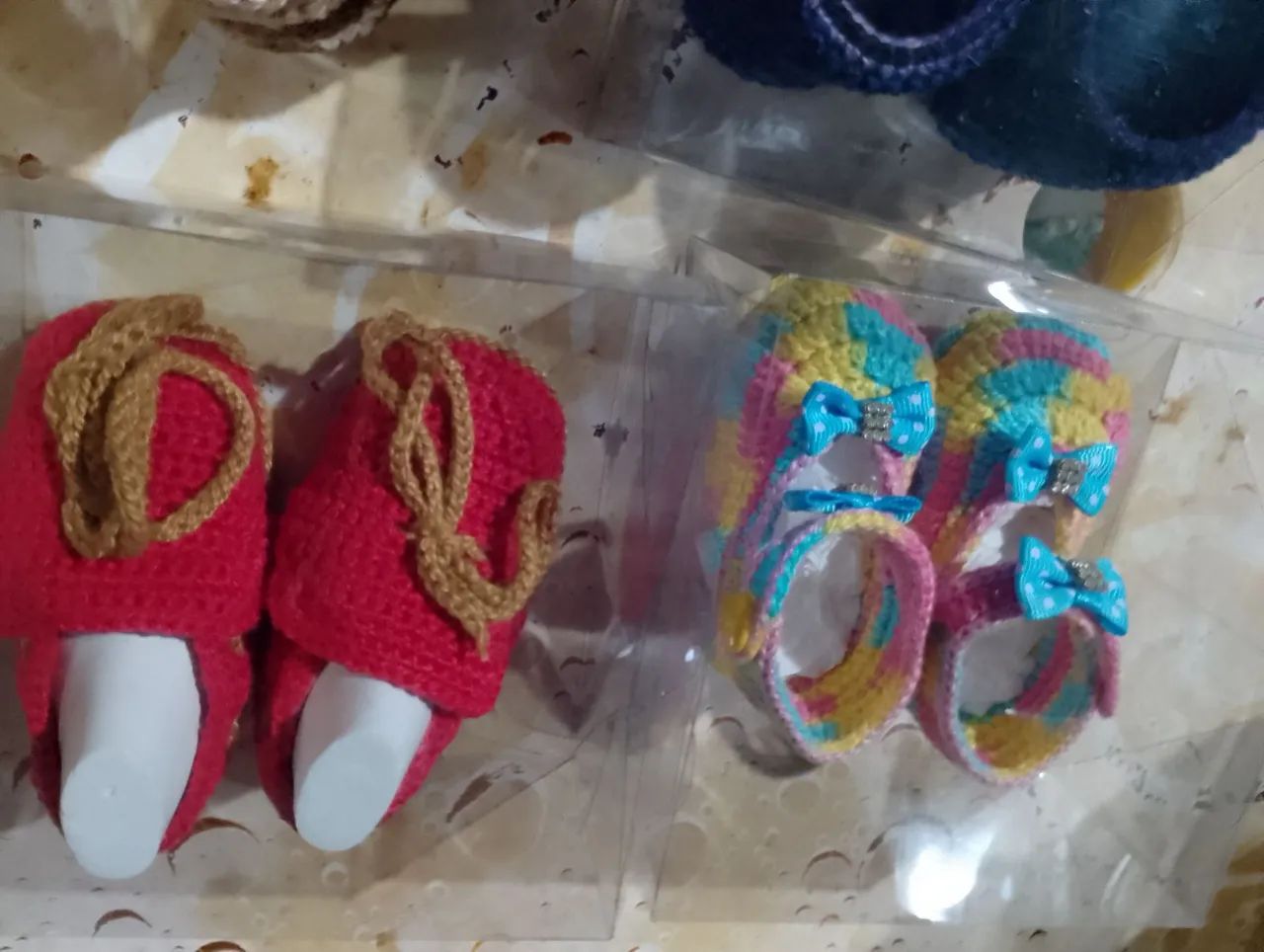 Sapatinhos de Bebê - Unissex - Crochê - Foto 4