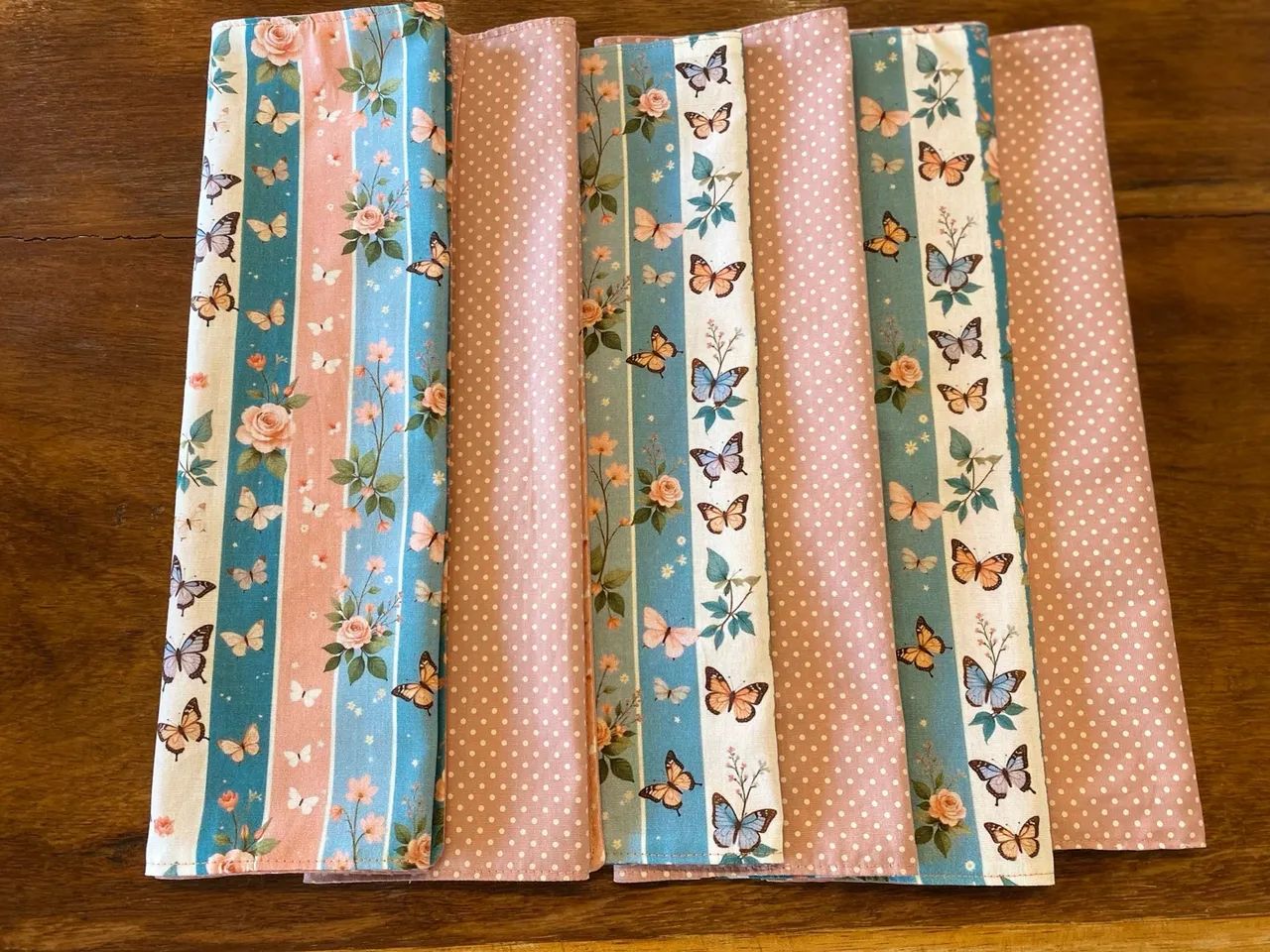 Jogo Americano Floral Borboletas - Foto 3