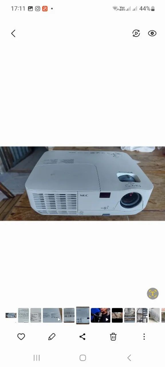 Estou liquidando Projetor data show nec  modelo np115