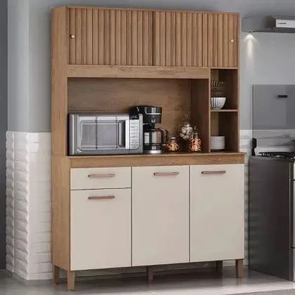 Cozinha ripado 3D _ Entrega grátis Fortaleza!