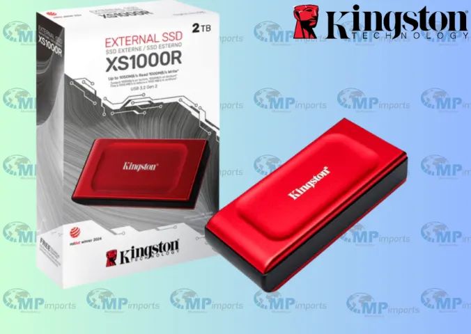 Loja MP Imports: SSD Externo Kingston Xs1000, 2TB, Usb 3.2 Gen 2-Sxs1000r/2000g - Foto 2