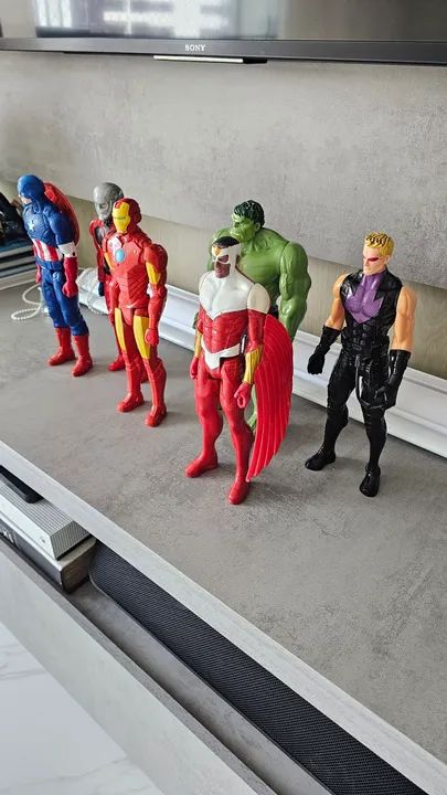 6 Heróis Marvel - Personagens de Ação - Foto 3