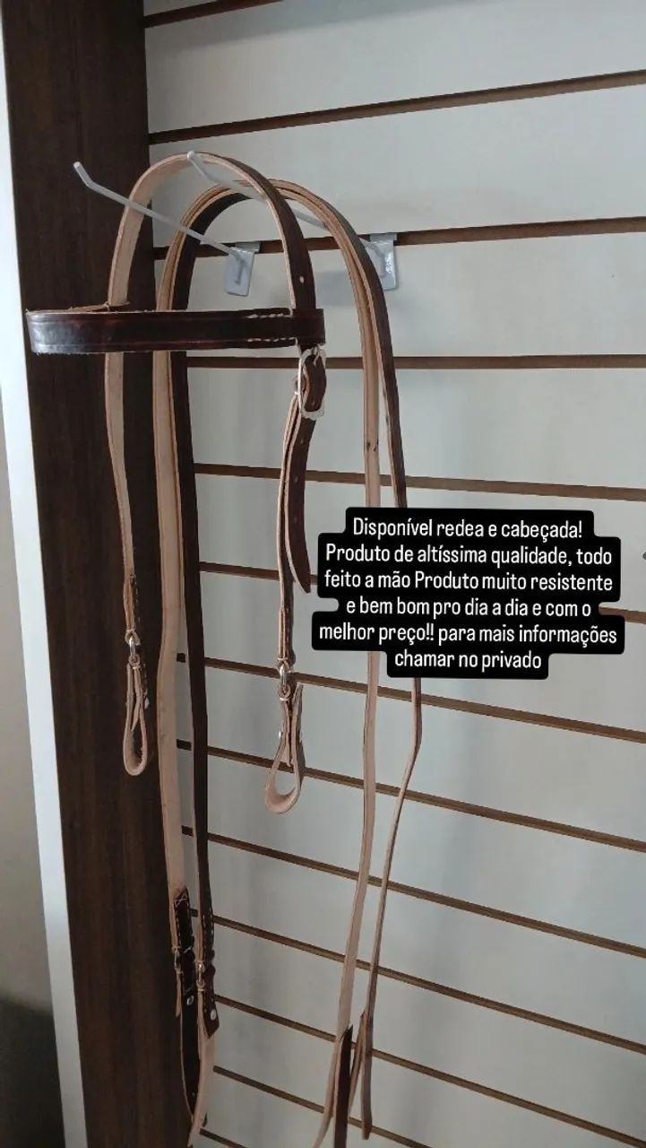 Par de latego em couro cru sovado - Foto 2