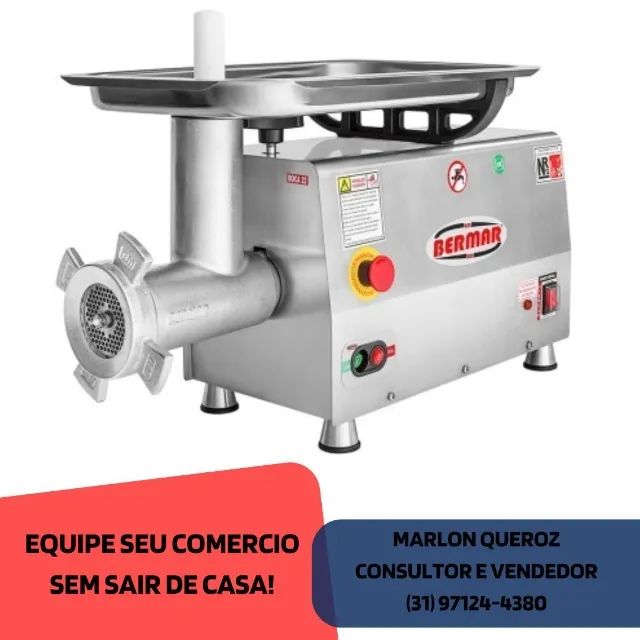 Picador de Carne Boca 22 Bermar Bivolt Novo BM 20