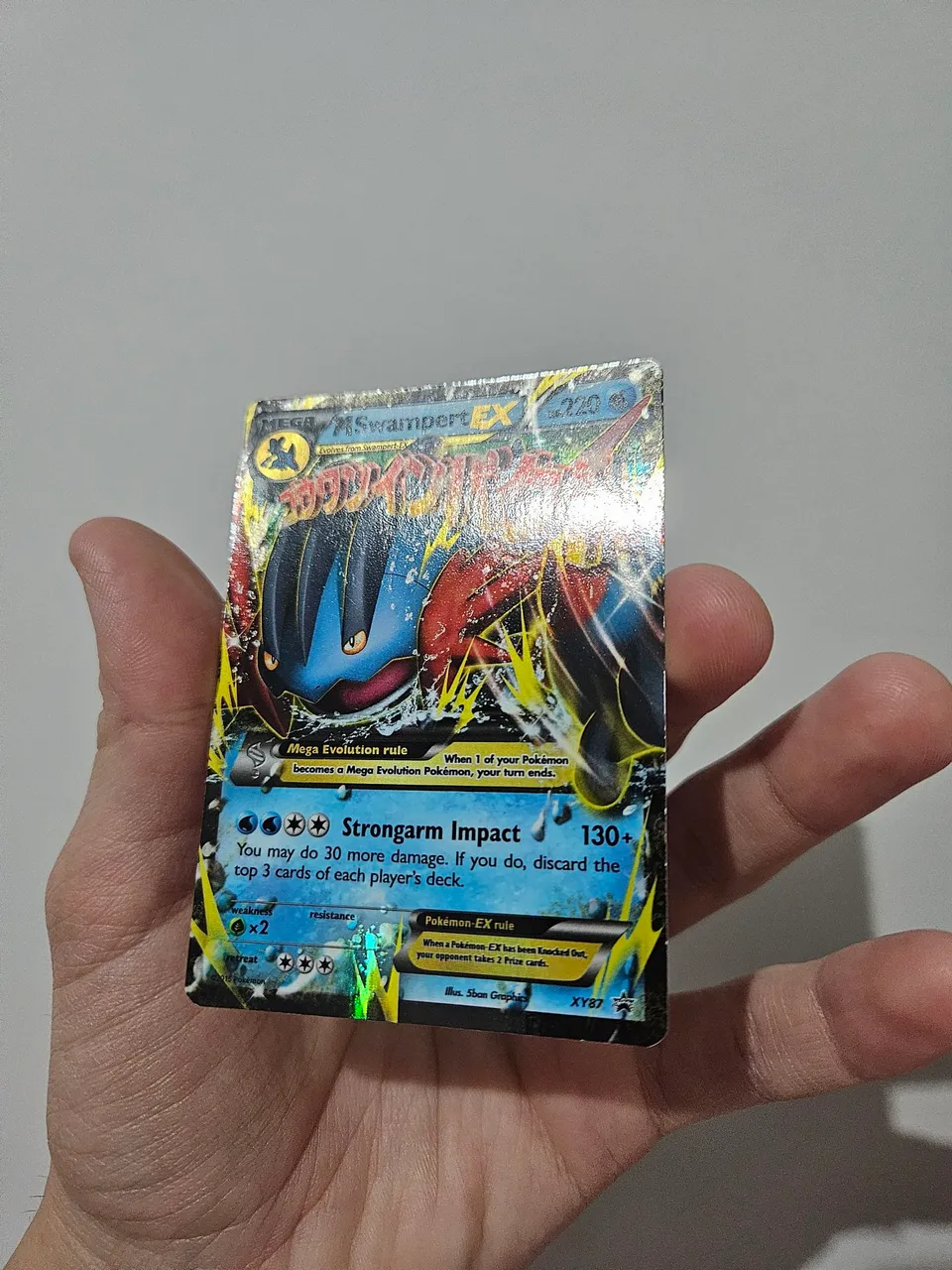 Carta Pokémon Mega Swampert EX