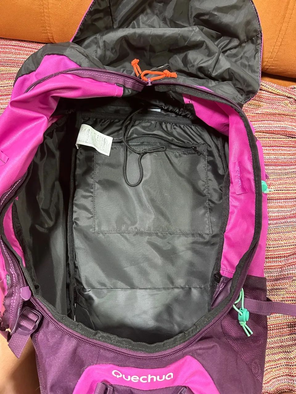 Mochila Quechua Forclaz 50 - Roxa - Foto 3