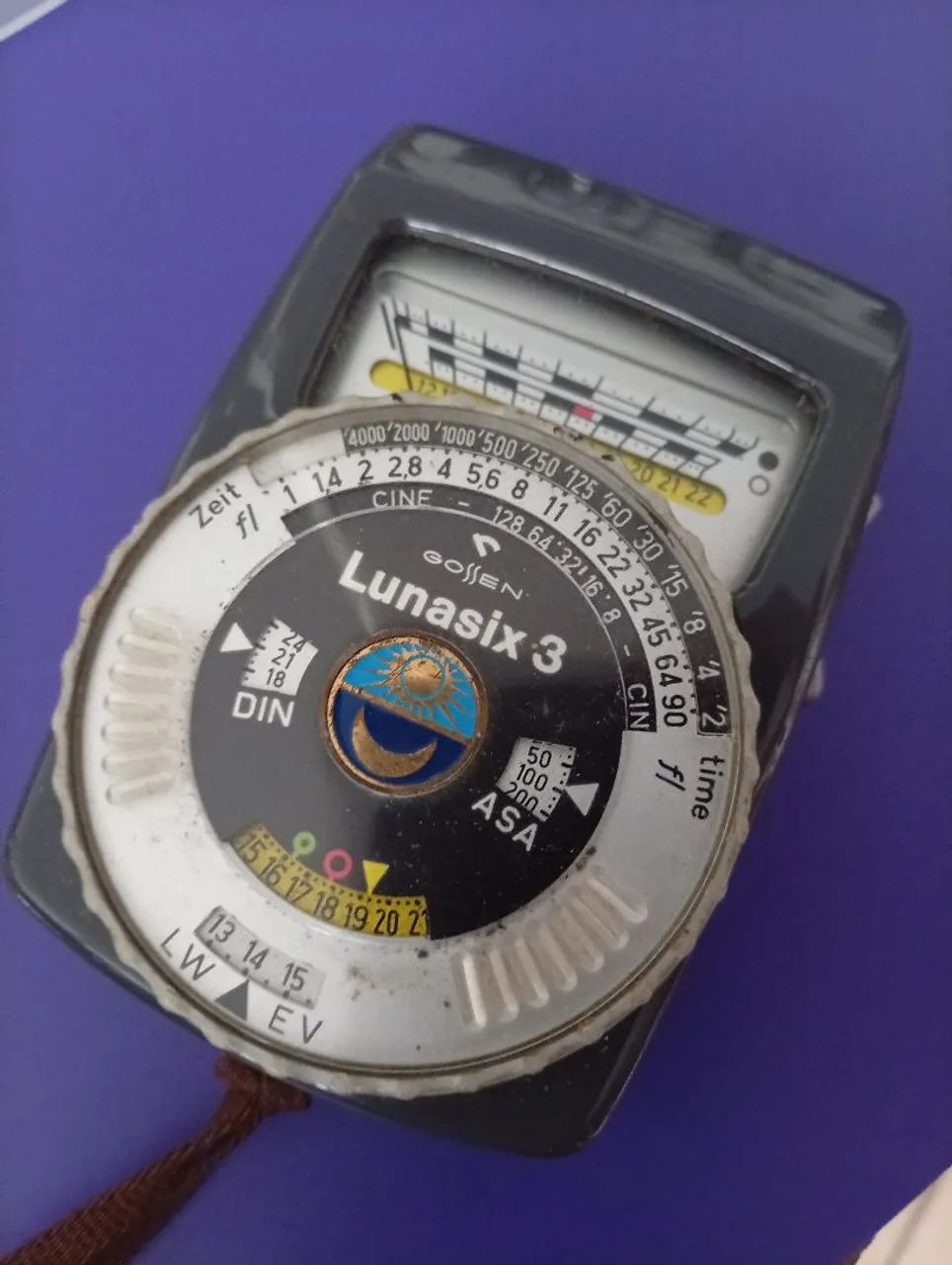 Fotômetro Gossen Lunasix 3 - Clássico Alemão | Item testado e funcionando corretamente 