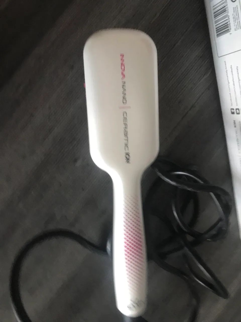 Innova nano ceramic /escova alisadora de cabelo  - Foto 4