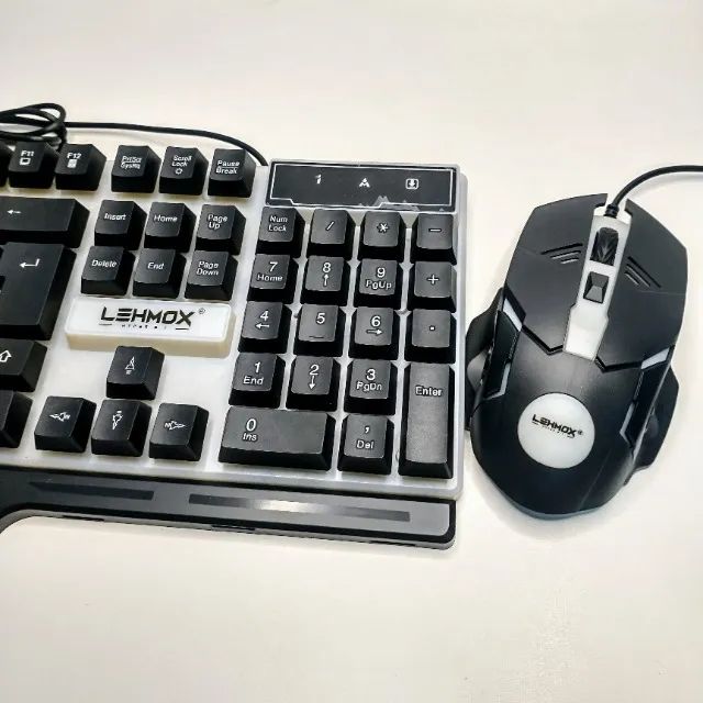 TECLADO e MOUSE COM FIO GAMER COM LED RGB - ENTREGA GRATIS - Foto 3