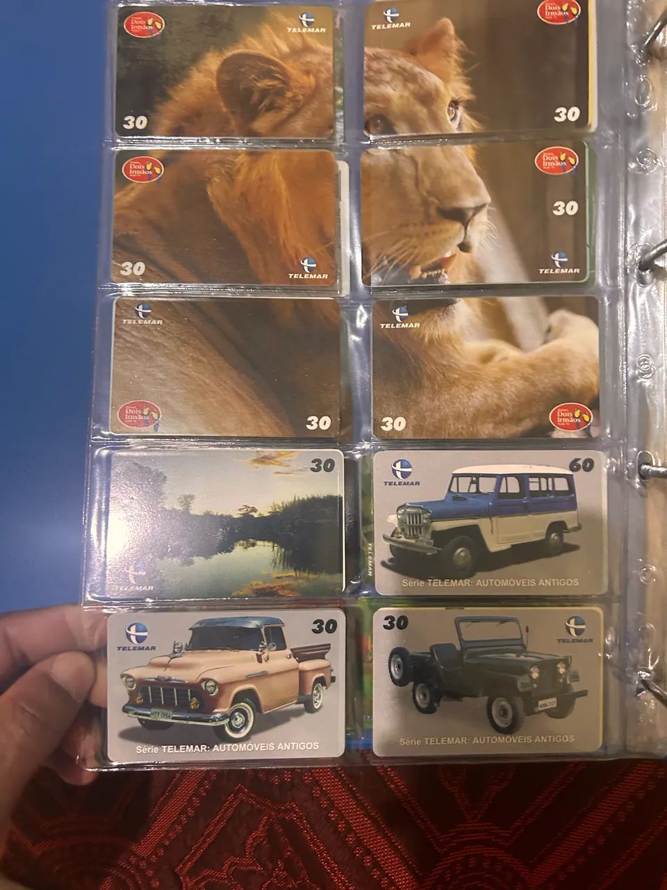 Cartões telefônicos 