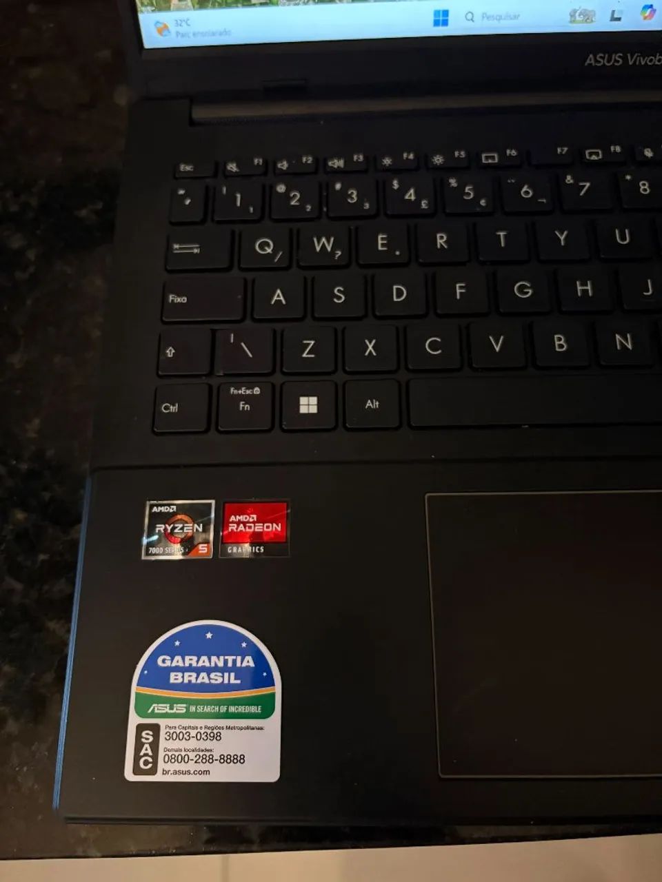 Notebook ASUS Ryzen 5 7520U 512GB SSD NVme  - Foto 5