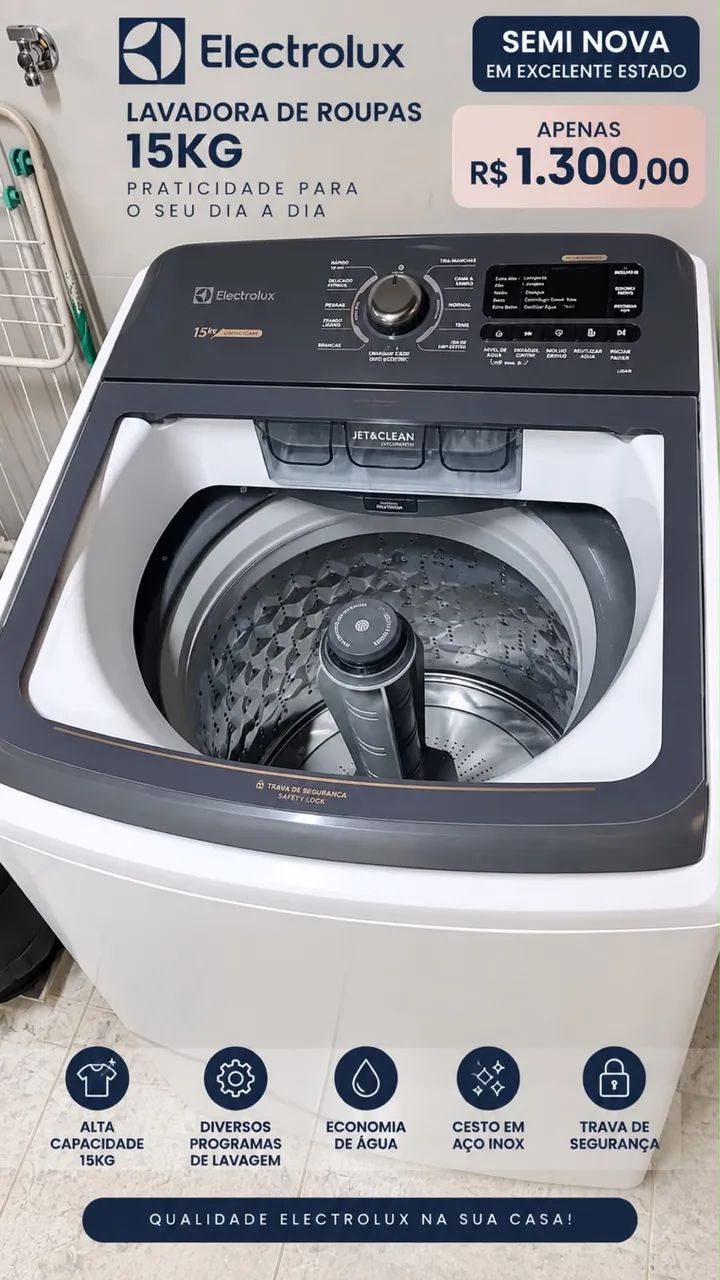 LAVADOURA DE ROUPAS electrolux