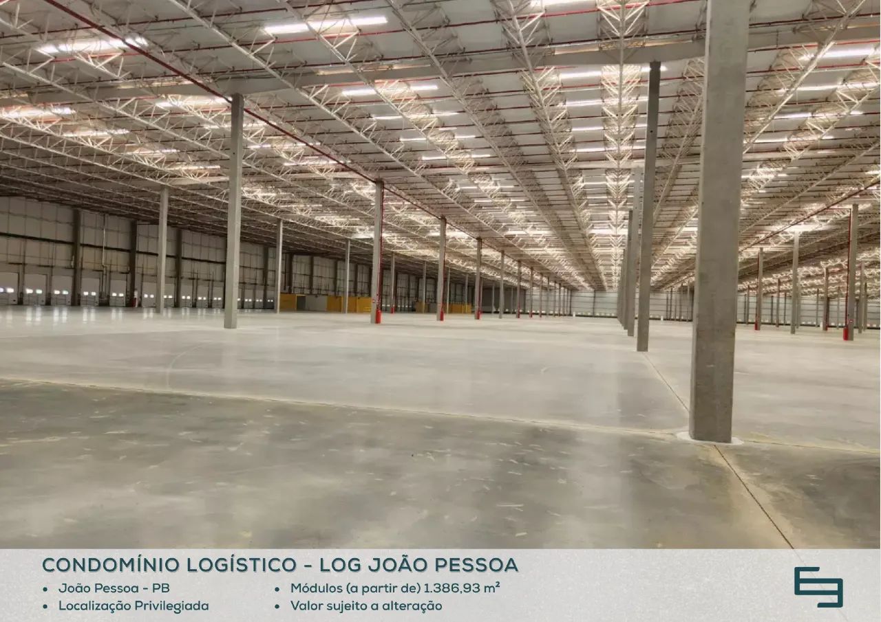 Galpão para alugar em João Pessoa/PB com 1.372,24 m² e 5 docas