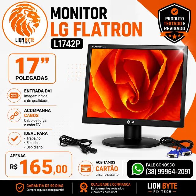 MONITOR LG FLATRON L1742P ? 17"