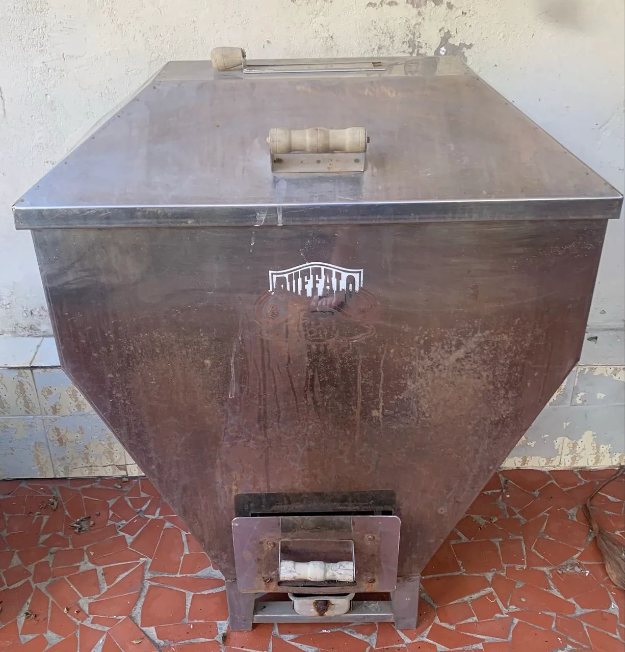 Churrasqueira inox à Bafo 