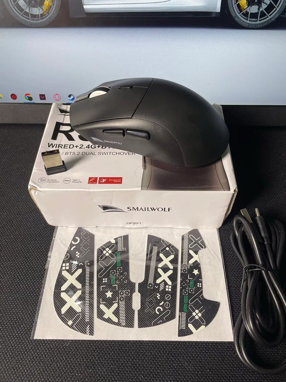 Mouse sem fio SMAILWOLF RS7  - Foto 3