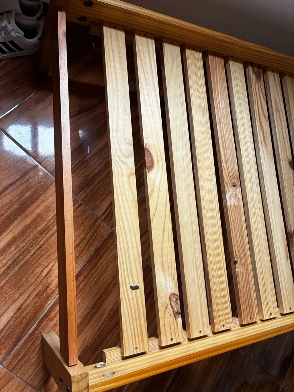 Cama de solteiro de madeira  - Foto 4