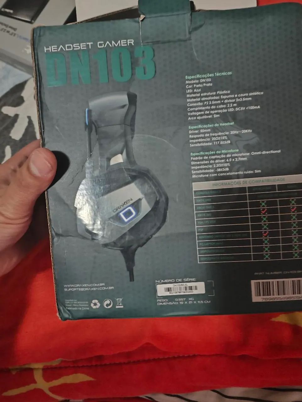 Headset gamer draxen DN103 - Foto 2