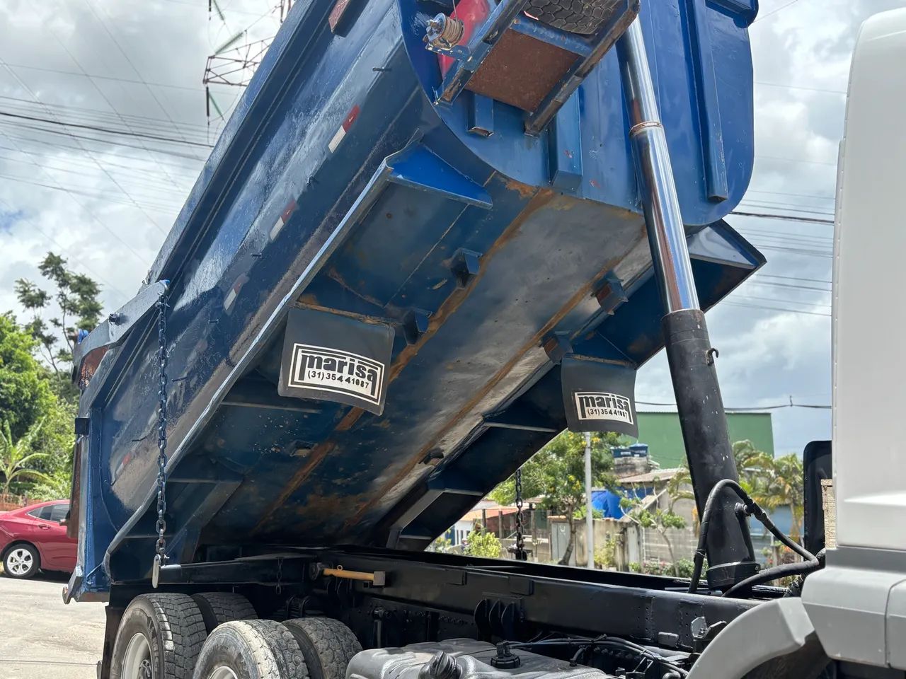 MB AXOR 2831 Caçamba com ar condicionado traçado 6x4 bem conservado  - Foto 6