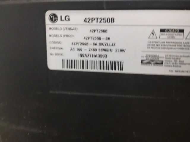 Tv LG 42 Plasma