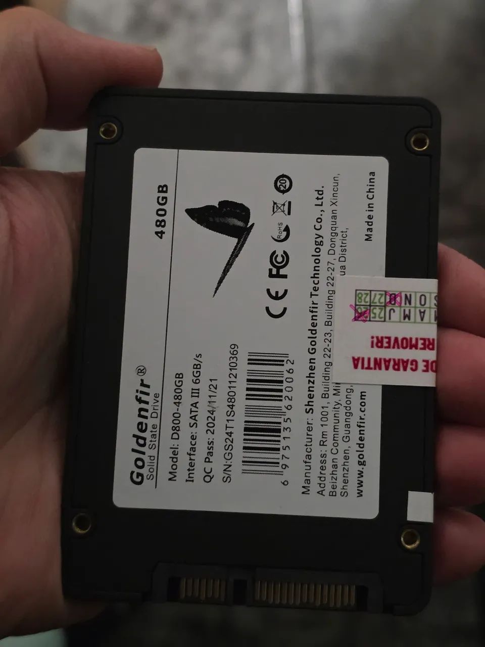 Ssd goldenfir 480gb - Foto 2