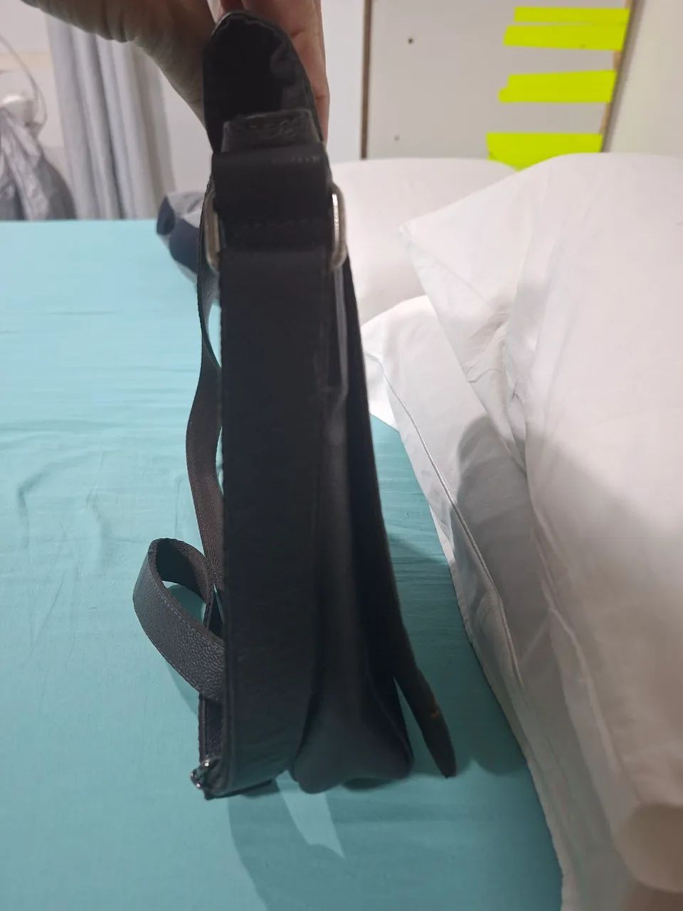 Bolsa transversal Bagaggio couro - Foto 5