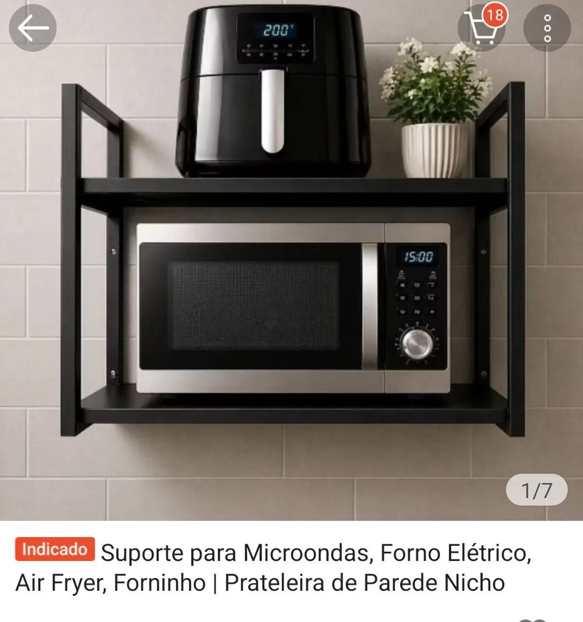 Suporte para microondas 
