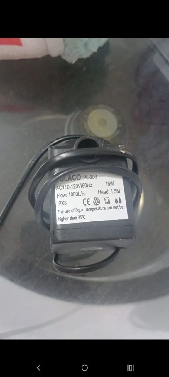 BOMBA DE RECALQUE AQUÁRIO 1000LT H NOVA