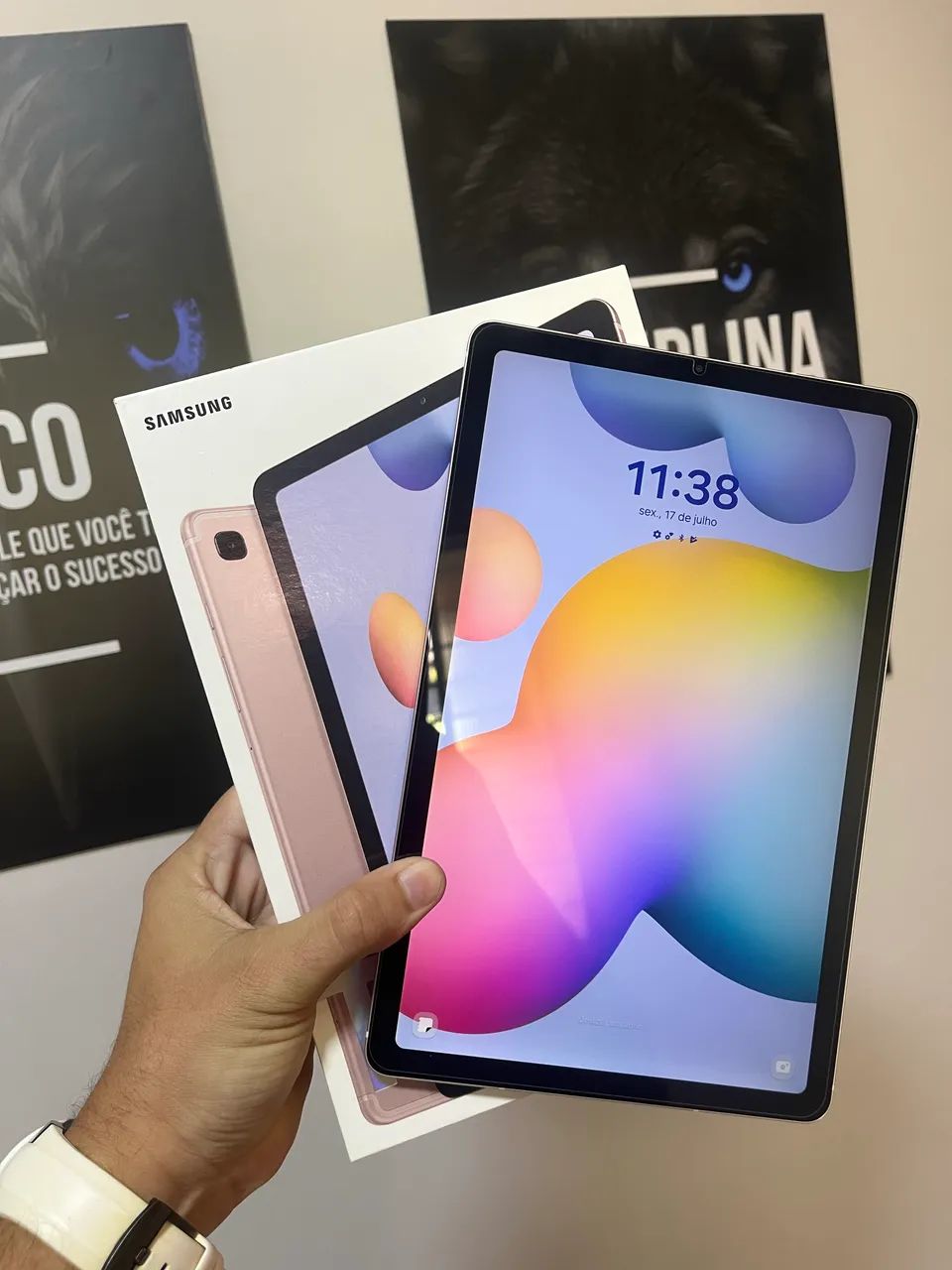 Tablet Samsung tab 6 64gb com chip  - Foto 4