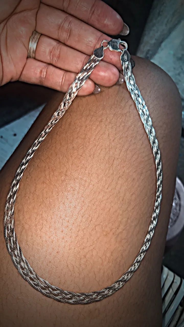 Corrente de prata 925 - Foto 2