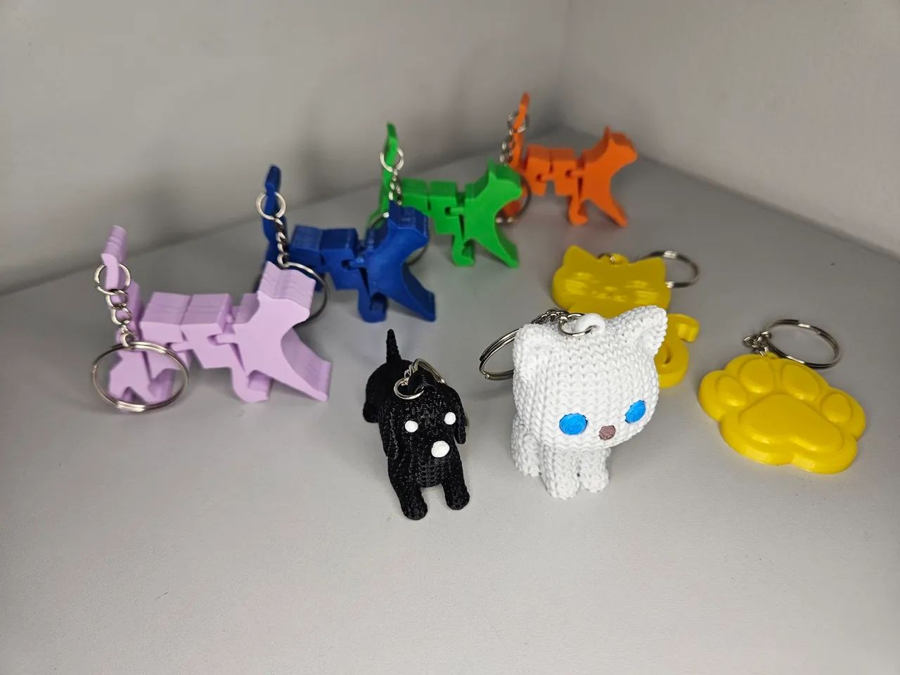 Kit chaveiros criativos pets