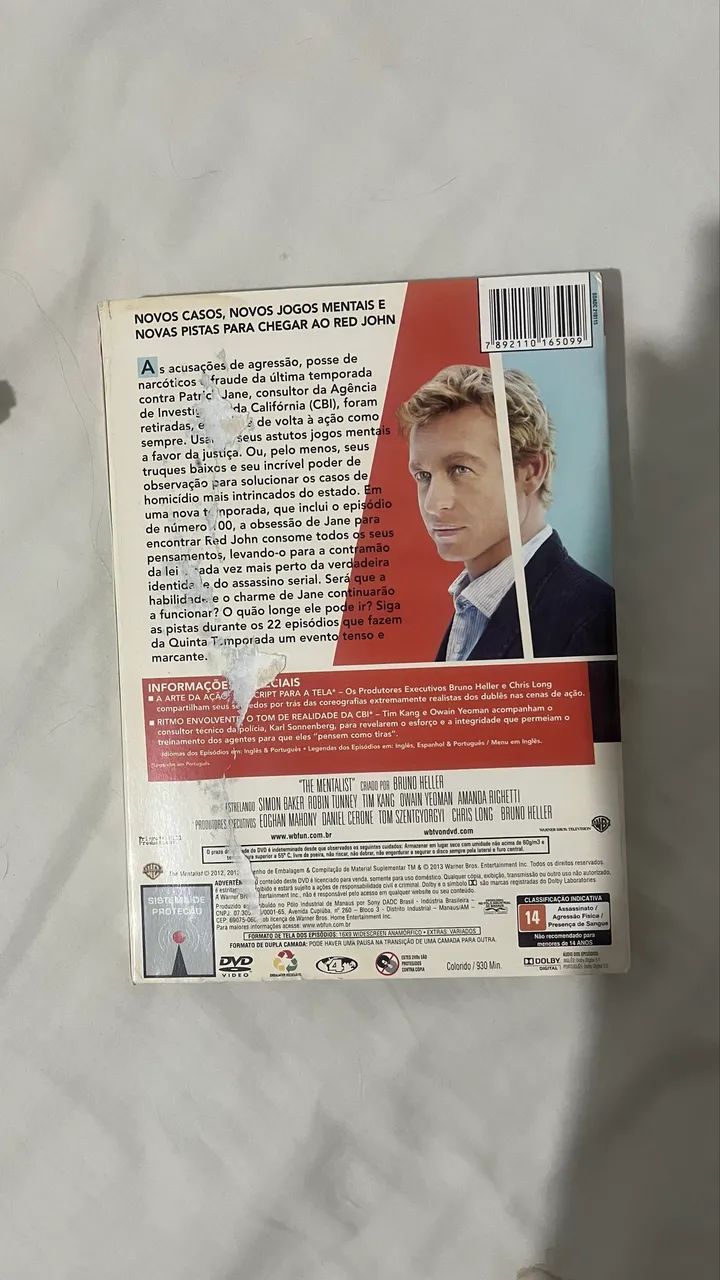 DvD The Mentalist temporadas 4 e 5  - Foto 4
