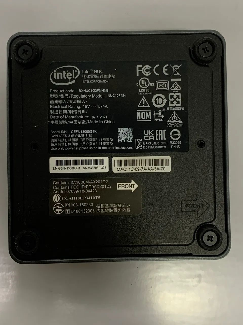 Mini pc Intel nuc Core i3 10 geração  - Foto 5