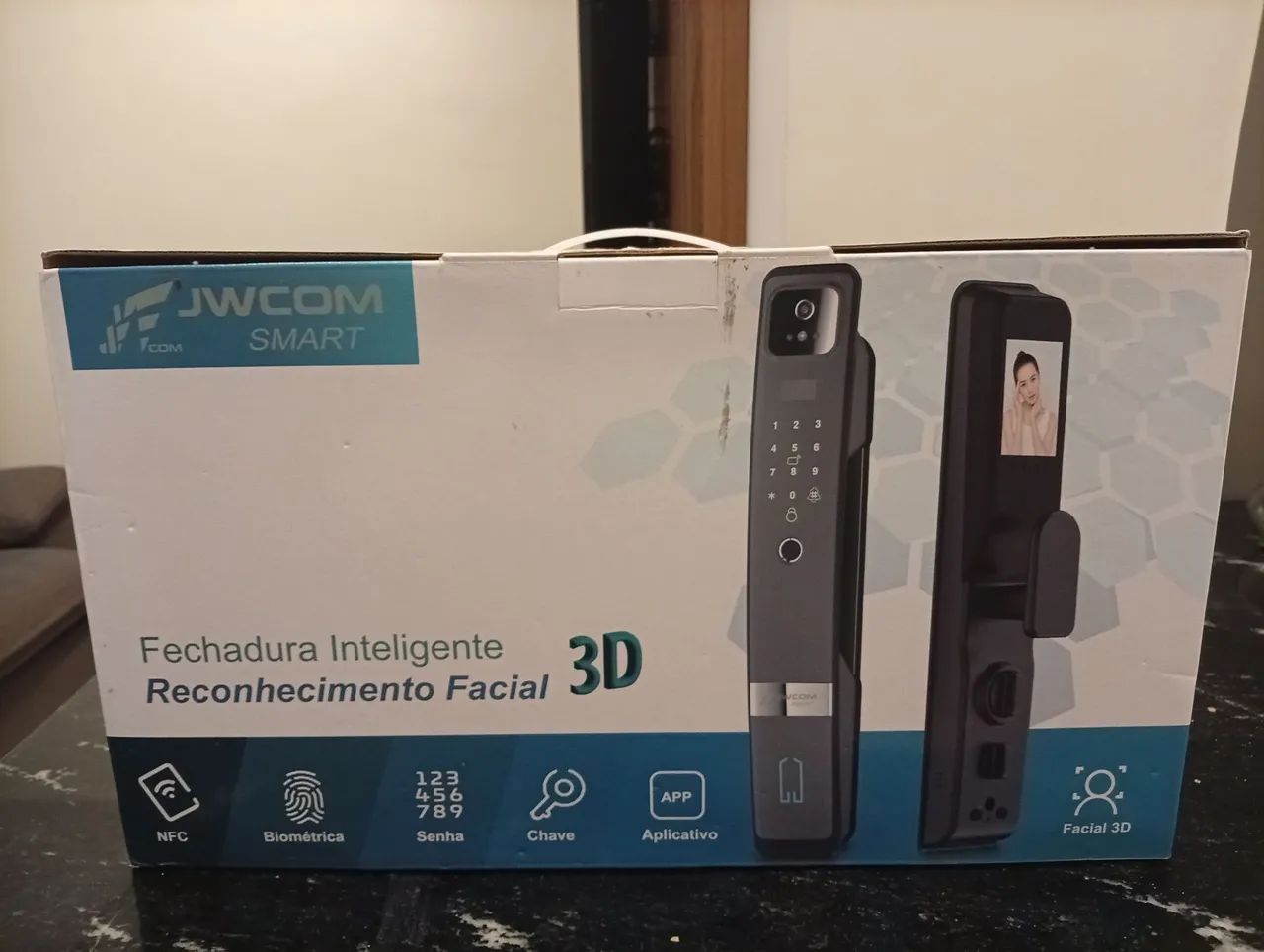Fechadura inteligente com câmera wi-fi  - Foto 3