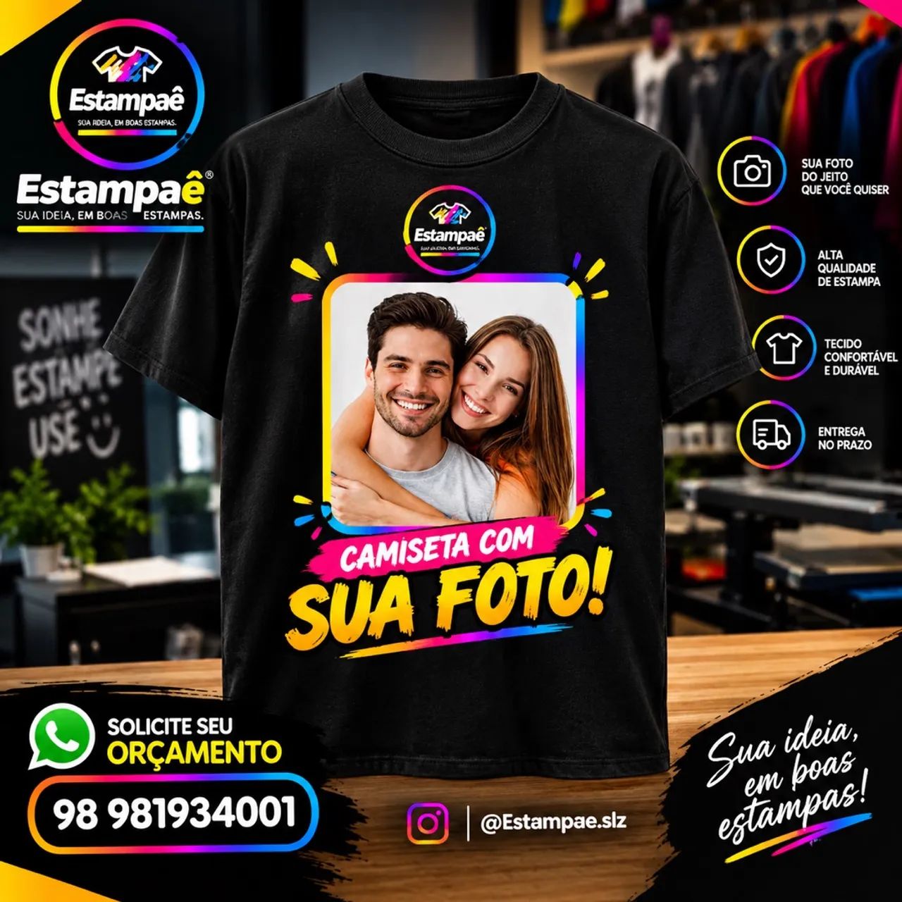 Camisa Personalizada  - Foto 3