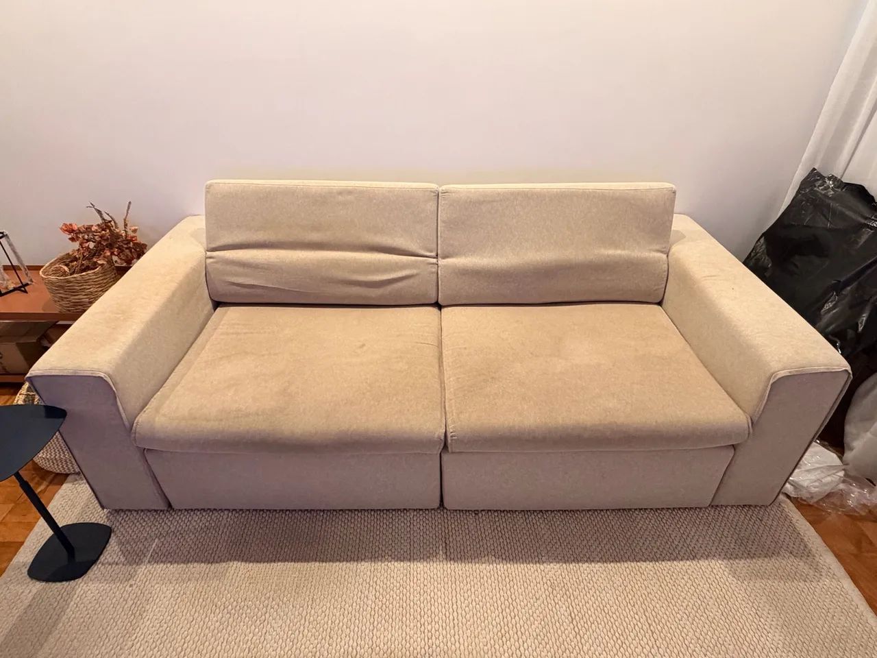 Sofa Retrátil Linho - Foto 2
