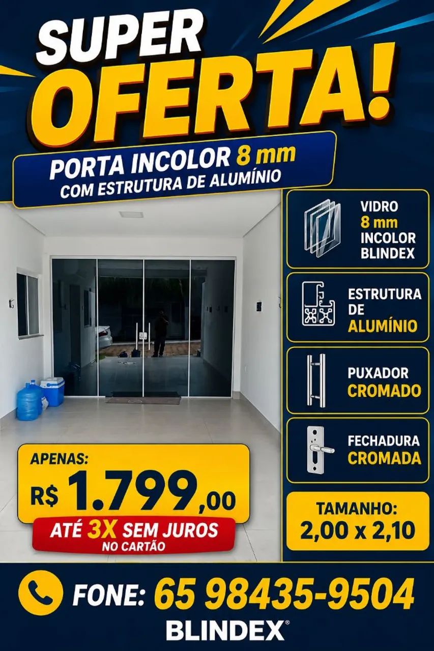 Oportunidade de Oferta de blindex  - Foto 2