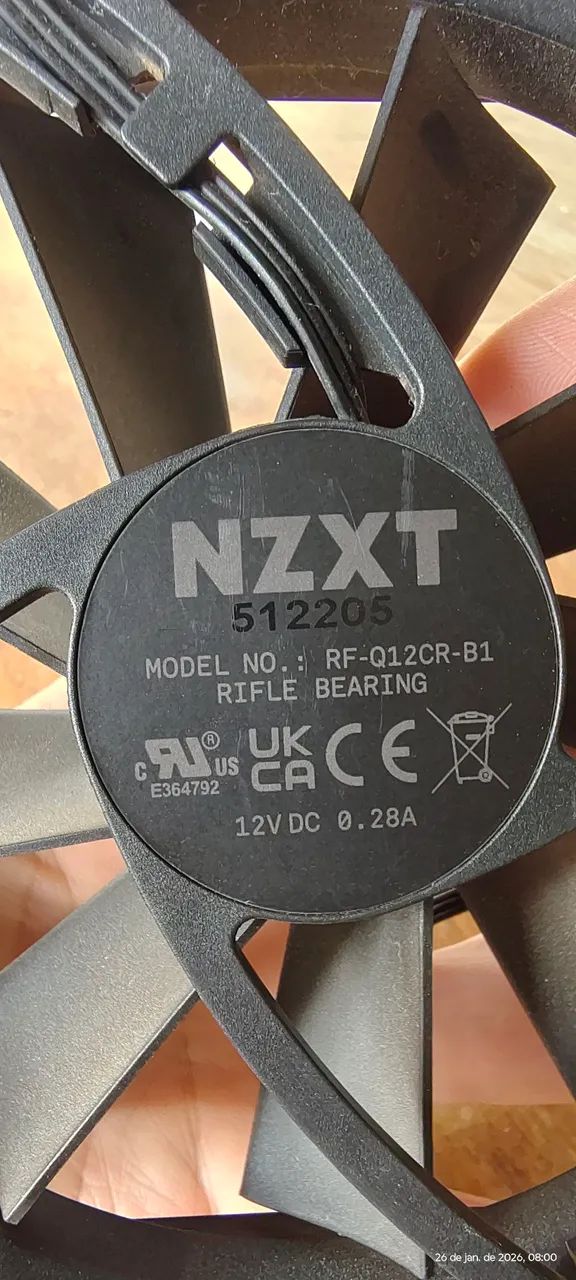 2 (duas) Fans nzxt por 100,00 - Foto 4