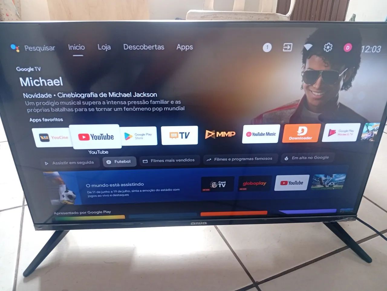 Televisão smart 32 polegadas,semi nova com controle  - Foto 2