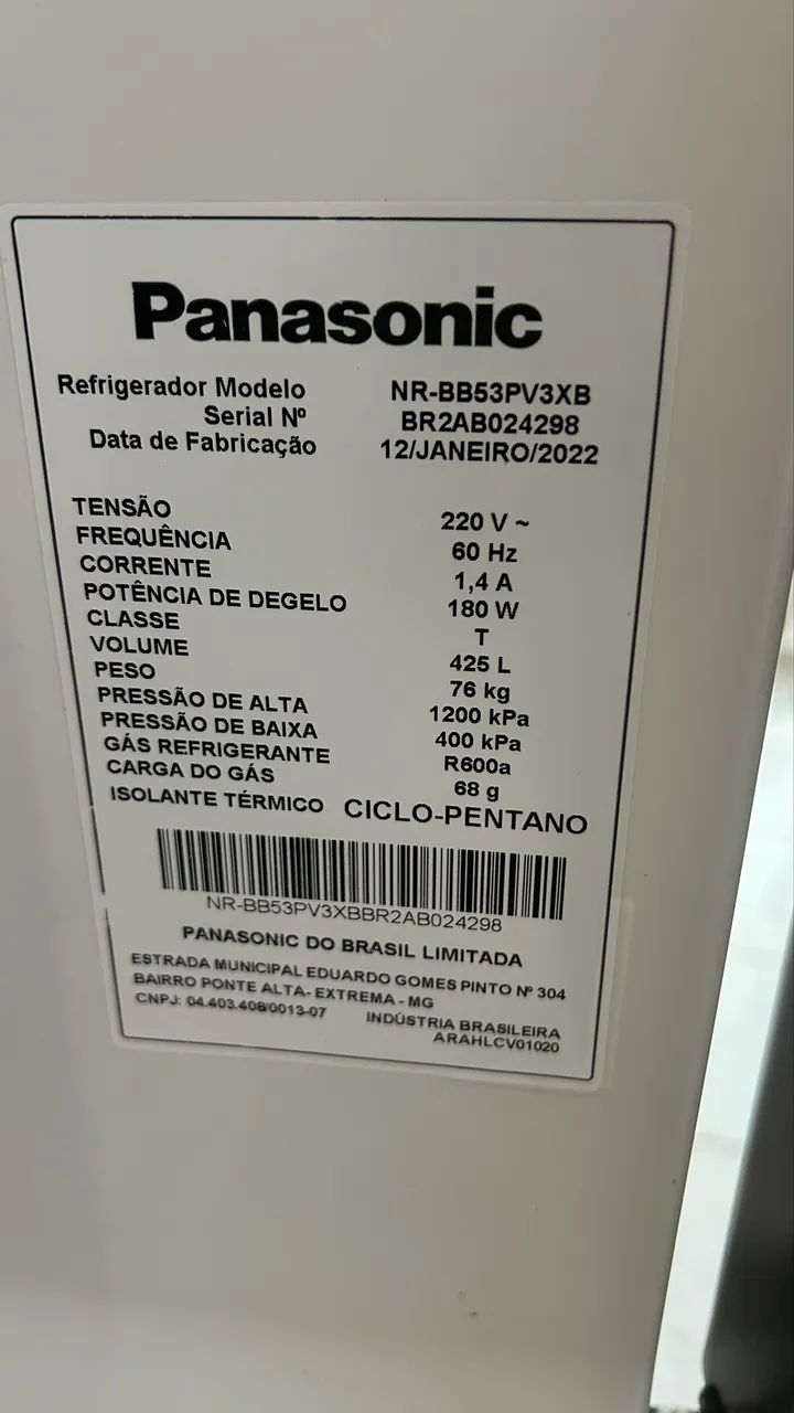 Geladeira Panasonic Econavi 425l  - Foto 4