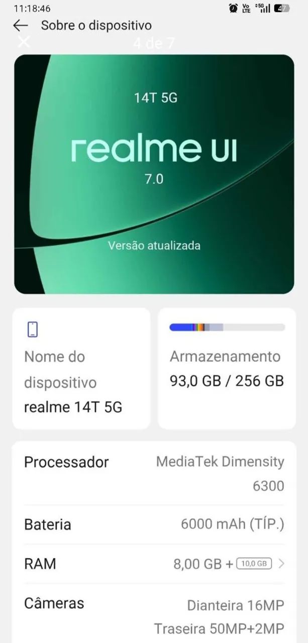 CELULAR REALME 14T 5G - Foto 4