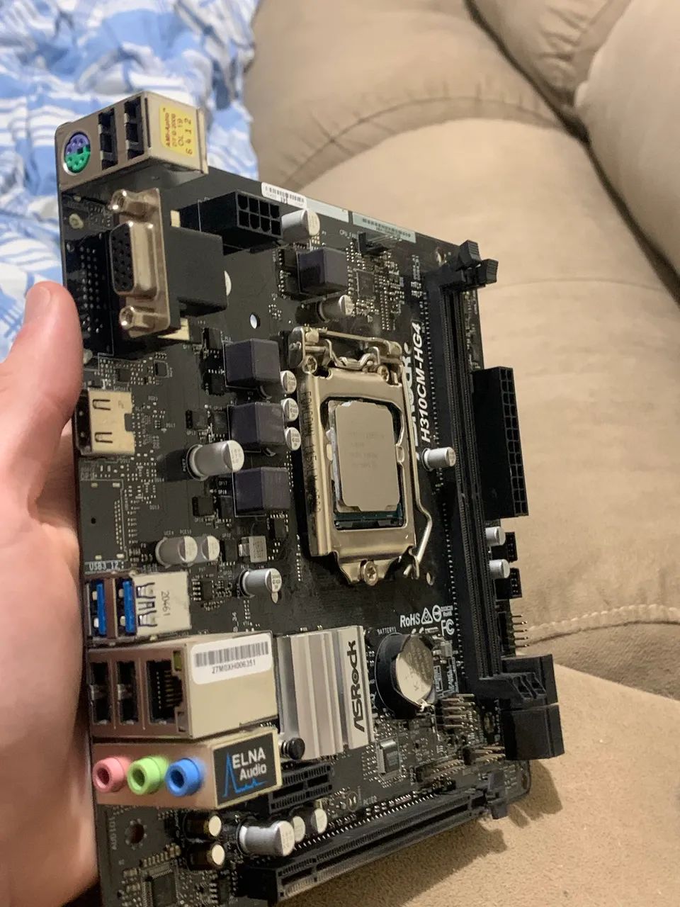 kit placa mãe e processador (i3-8100) - Foto 3