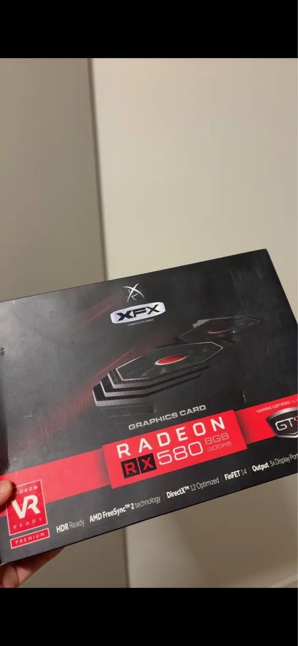 Placa de vídeo RX 580 8gb (semi nova)