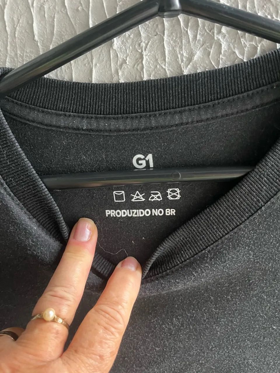 Camiseta g1 preta. Semi nova  - Foto 5