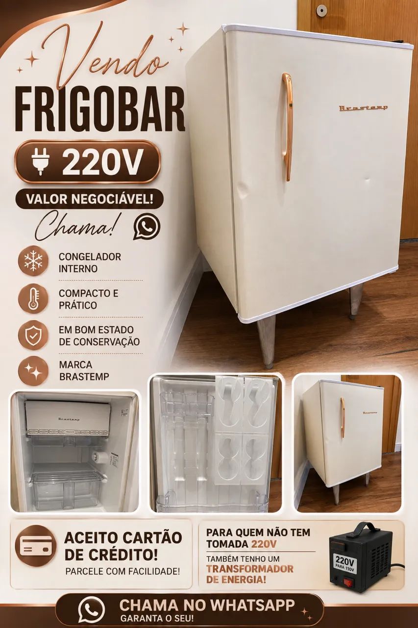 Frigobar retrô 