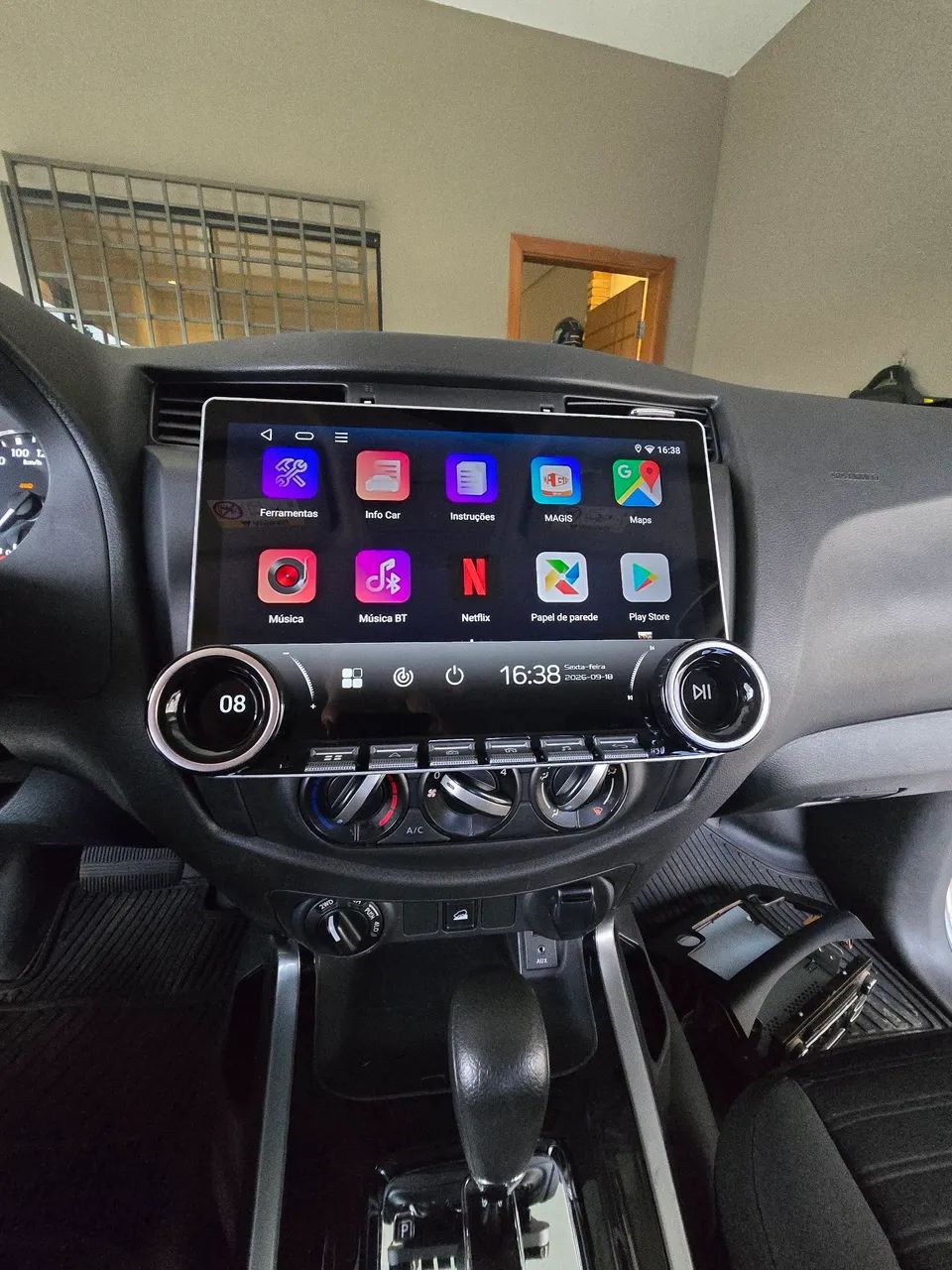Multimídia Android 11pol com gps Android auto e carplay sem fio DIAMOND  - Foto 2