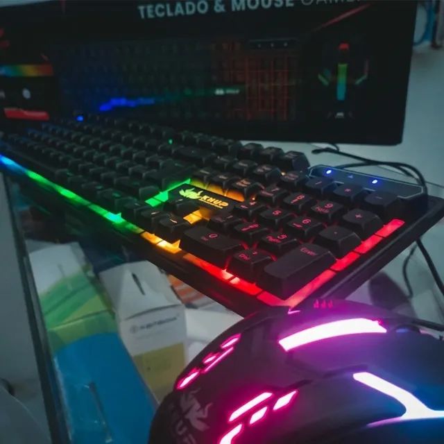 Kit teclado e Mouse Gamer - Novo  - Foto 4