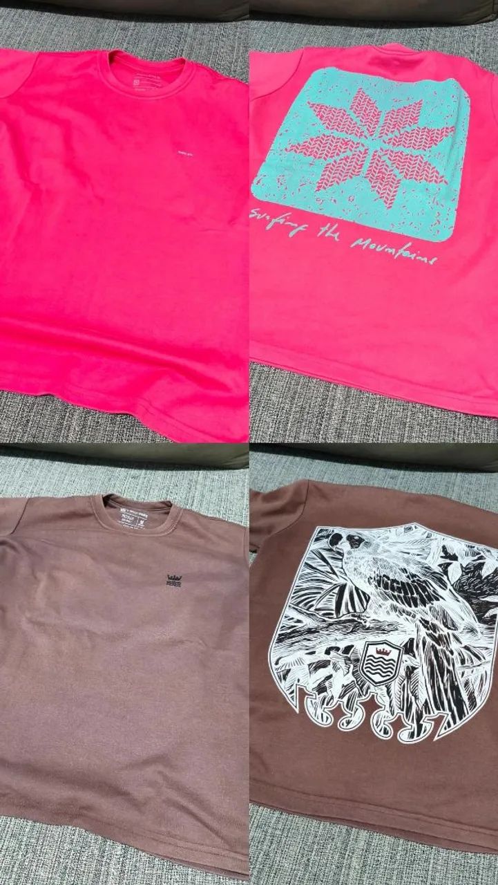 Camisas Osklen M 9 peças usadas - Foto 2